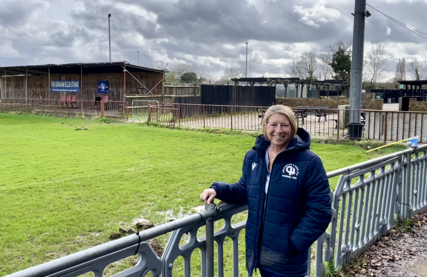 Chessington and Hook Football Club flooding 