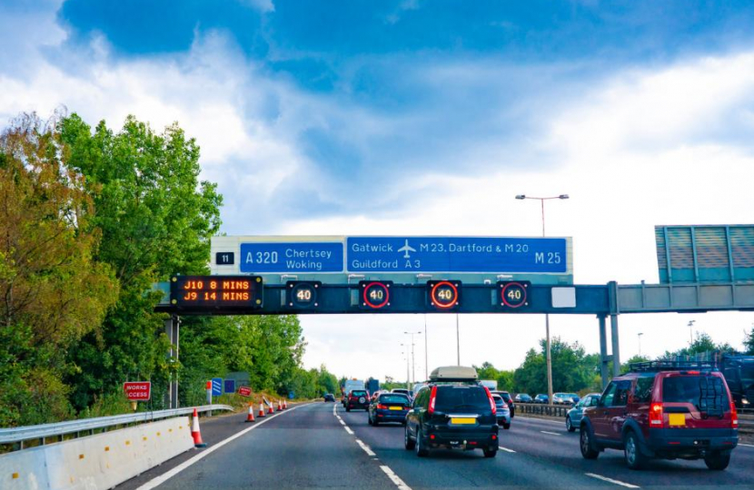 M25/A3 J10/11 Closed this weekend 